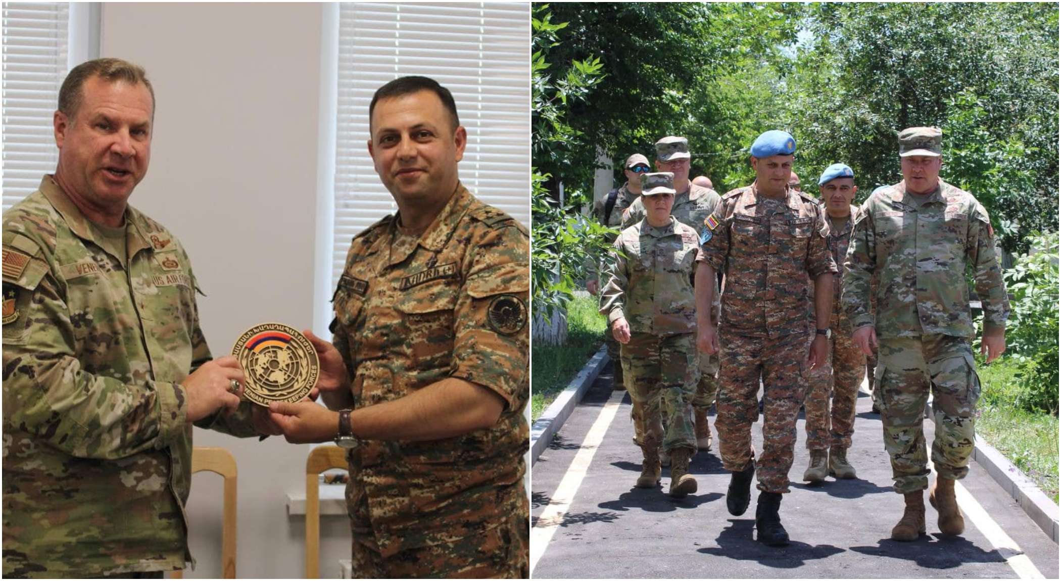 Adjutant General Venerdi of the US State of Kansas visited the "Zar" training center