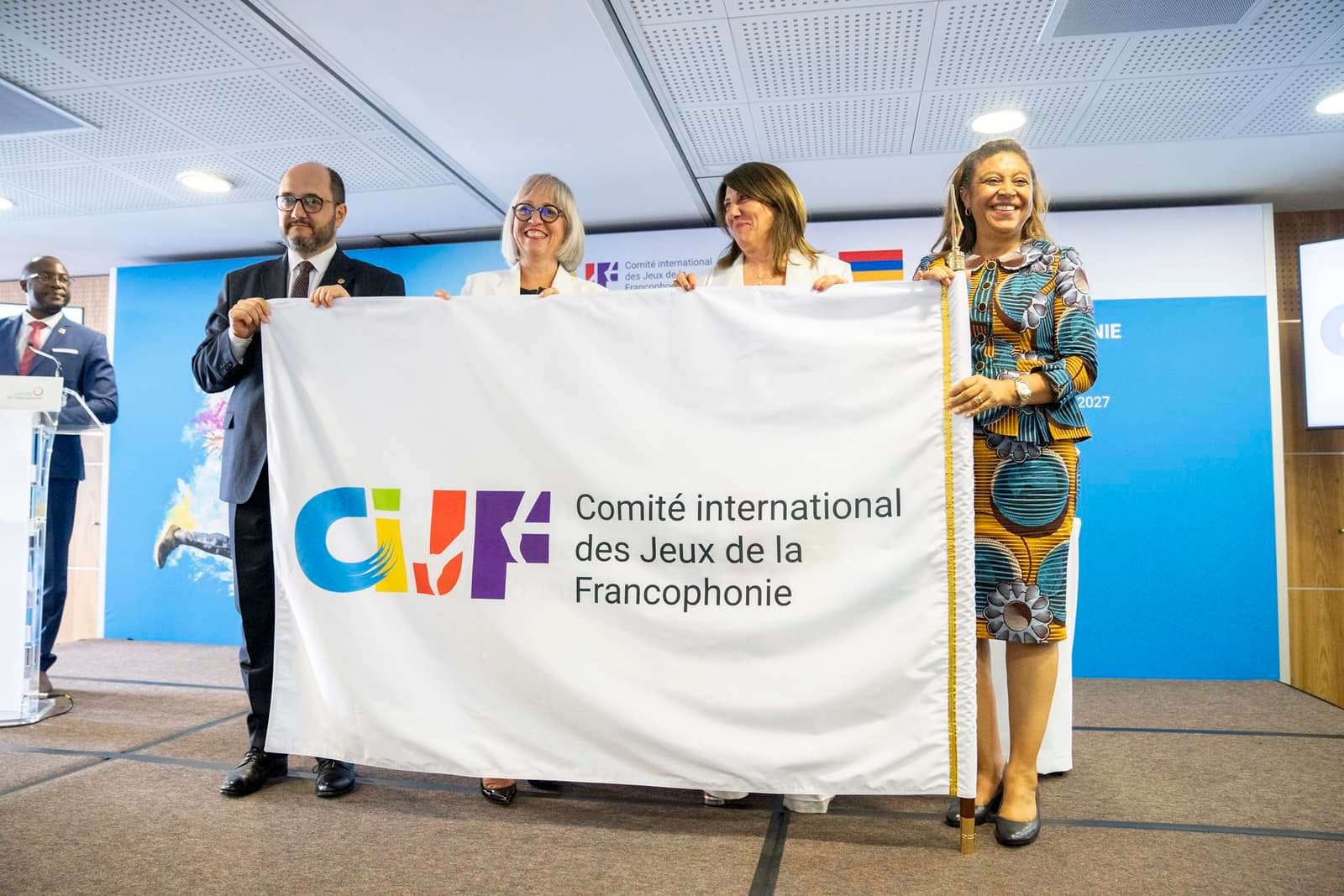 Ֆրանկոֆոնիայի խաղերի դրոշը փոխանցվեց Հայաստանին