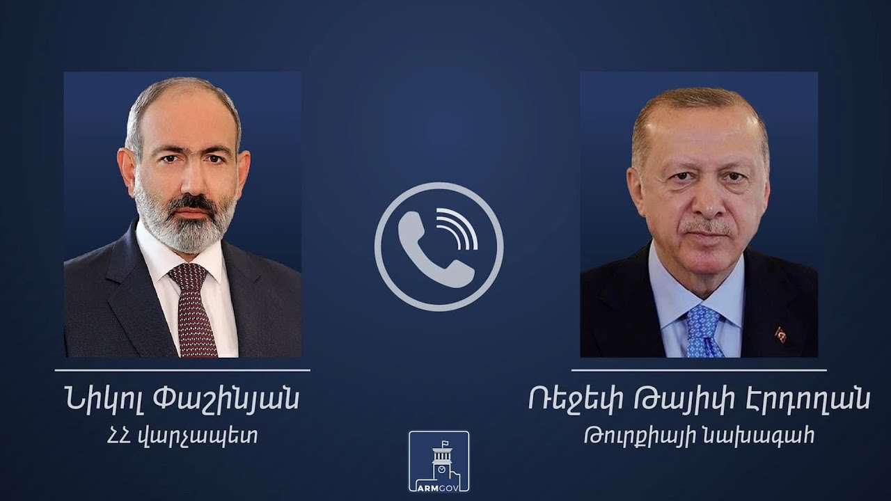 Никол Пашинян провел телефонный разговор с Реджепом Тайипом Эрдоганом