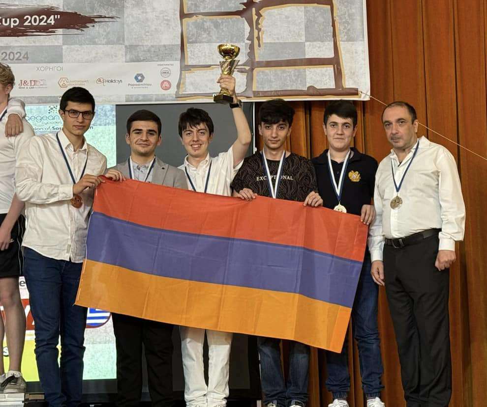 Armenia became the vice-champion of the European under-18 team championship