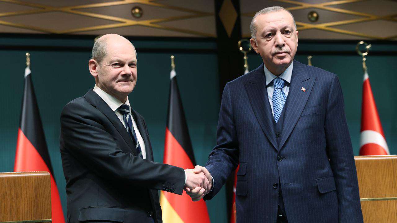 Scholz and Erdogan had a telephone conversation