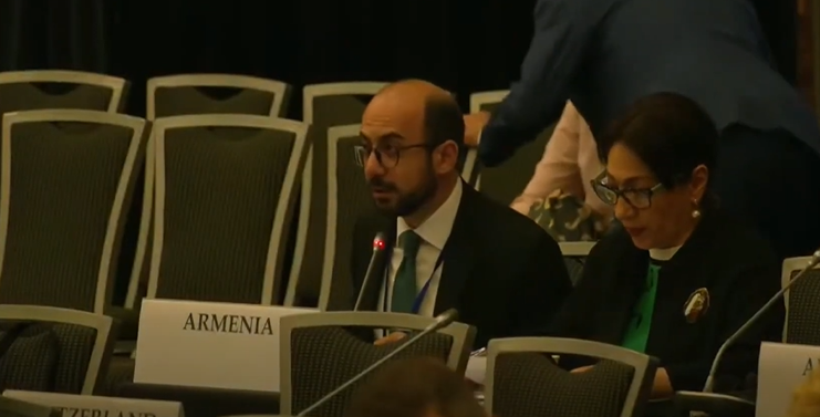 "Armenia is committed to establishing peace in the region and is taking every step in that direction." Arthur Hovhannisyan