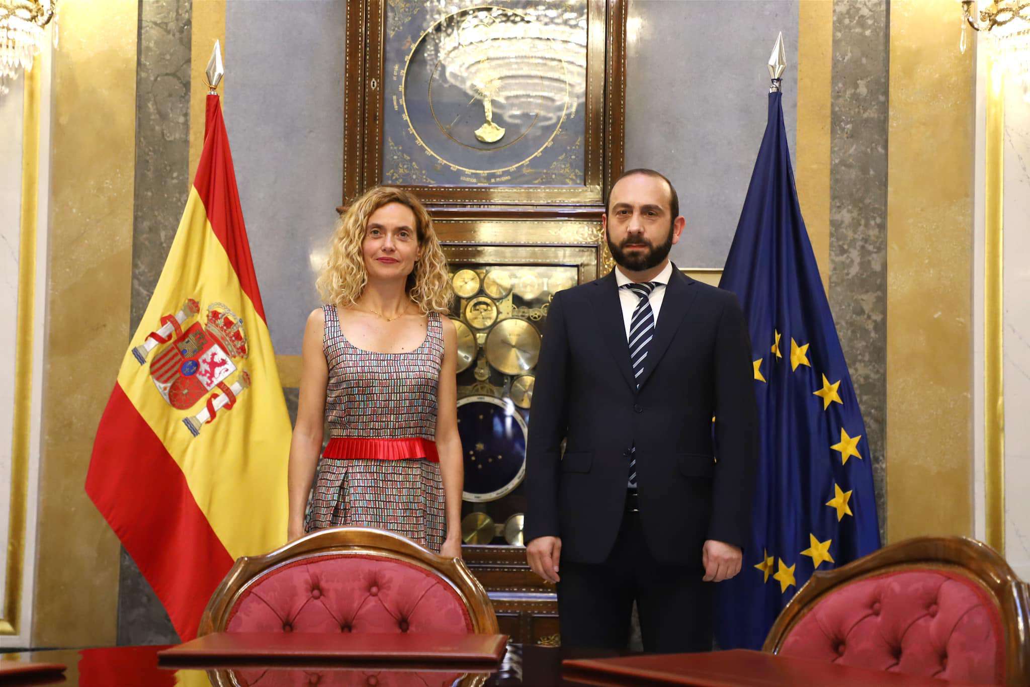 Арарат Мирзоян представил Меричель Батет усилия армянской стороны в направлении установления мира на Южном Кавказе