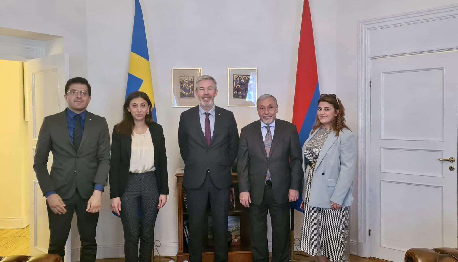 Alexander Arzumanyan hosted the Ambassador of Sweden to Armenia