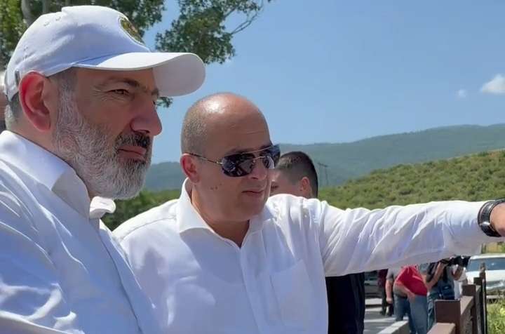 Վարչապետը հետևել է Խաշթառակում կառուցվող նոր կամրջի շինարարությանը