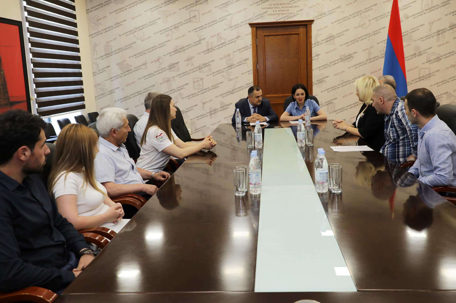 Ժաննա Անդրեասյանն ընդունել է Եվրոպական խաղերի մեդալակիրներին