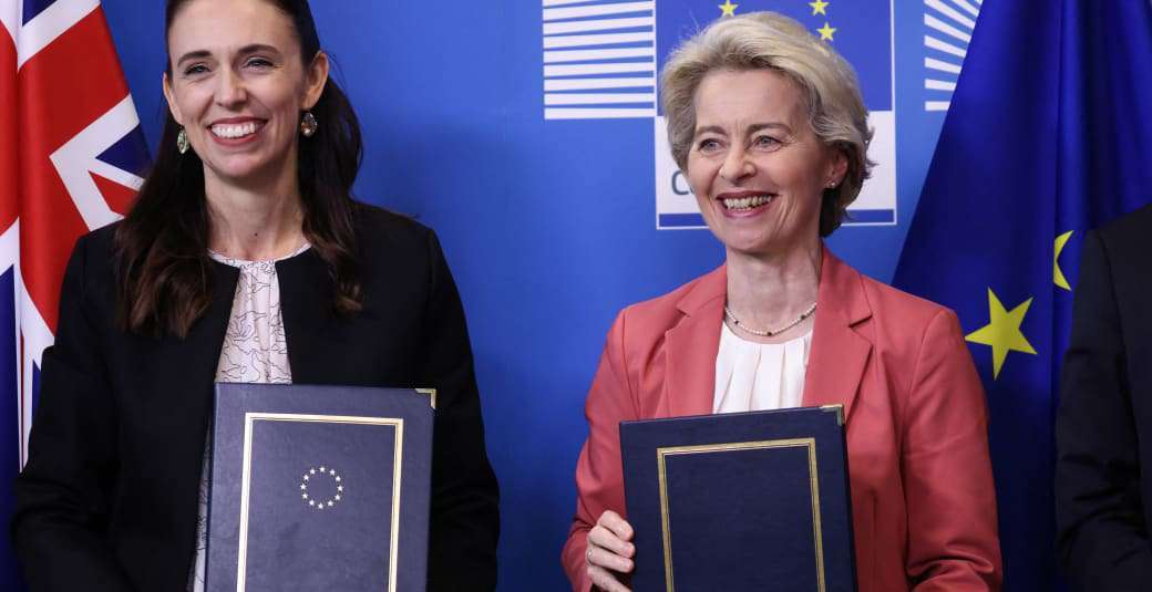 The EU and New Zealand have signed a free trade agreement
