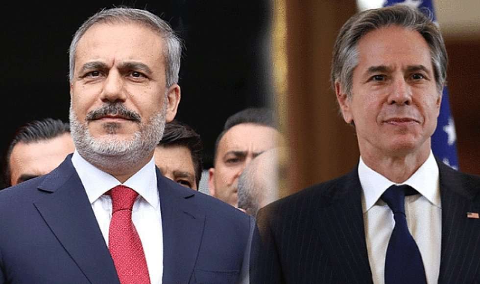 The Turkish Foreign Minister and the US Secretary of State had a telephone conversation