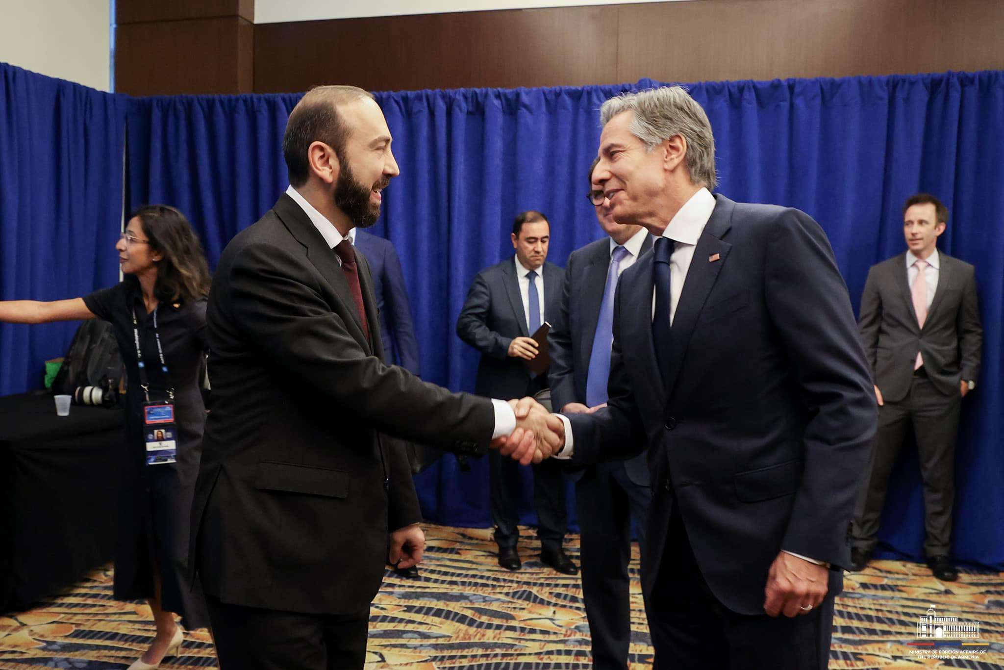 "Armenia and Azerbaijan are very close to reaching a final agreement." US Secretary of State