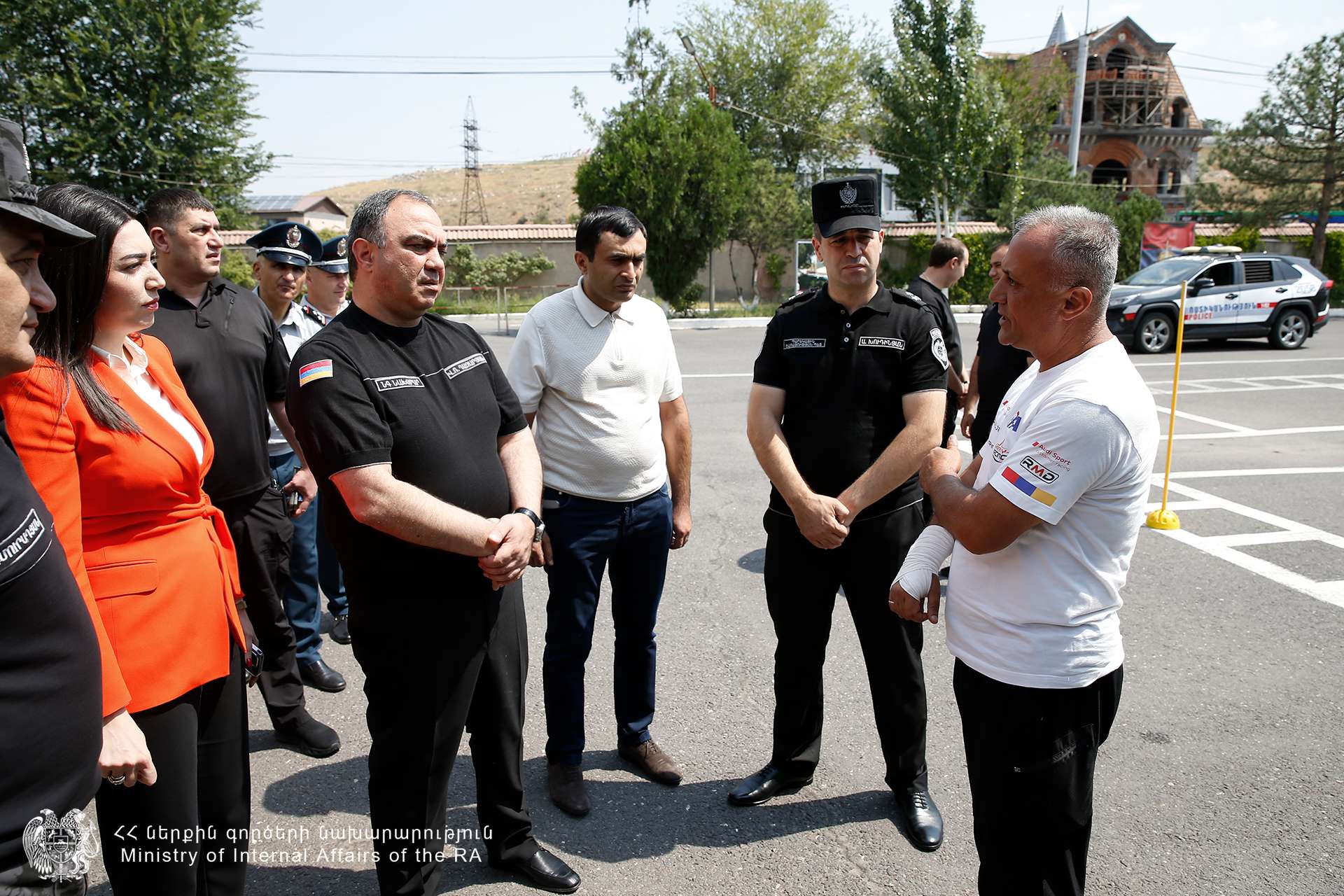 ՆԳ նախարարը հետևել է պարեկների և քրեական ոստիկանների ուսումնական գործընթացին