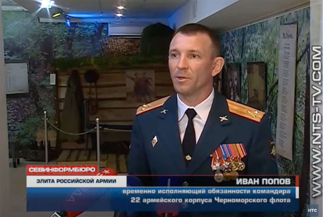 A Russian army general in Zaporizhia was fired over the report