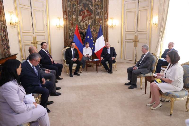 The delegation led by Alain Simonyan was in Paris