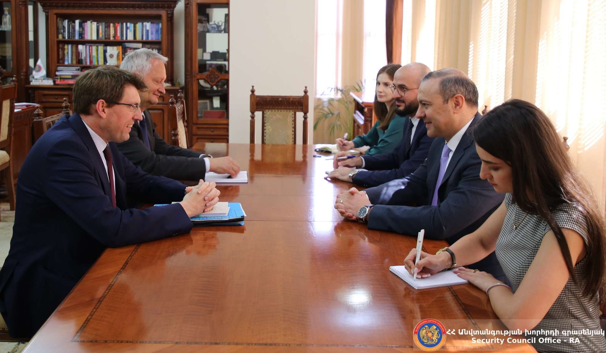 The Secretary of the Security Council presented the crisis created around Nagorno-Karabakh to Mathias Lutenberg