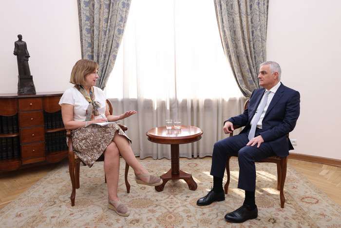 Mher Grigoryan and Kristina Kvien discussed Armenian-American relations