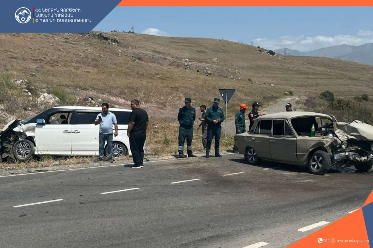 Խոշոր ավտովթար՝ Սիսիան-Երևան ավտոճանապարհին․ կա 9 տուժած