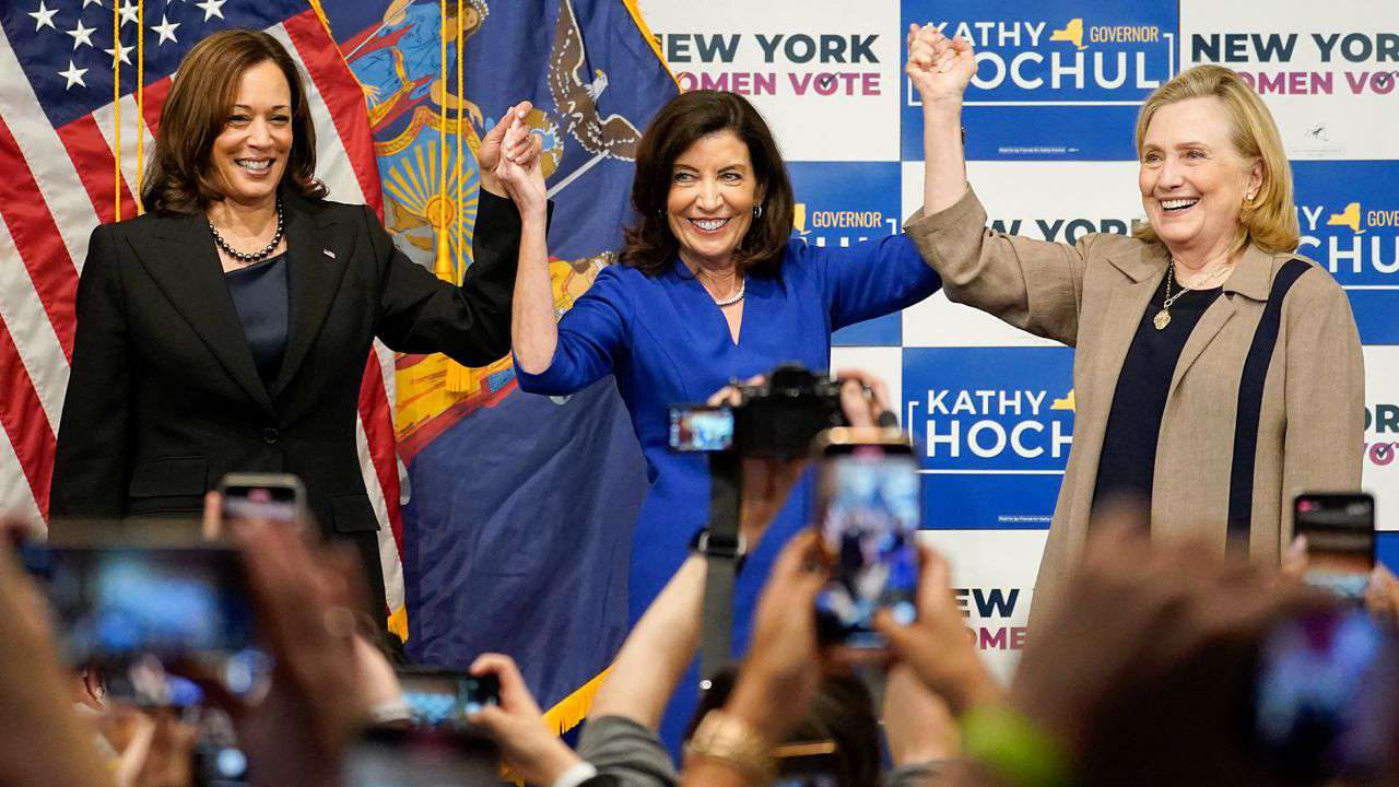Hillary Clinton called on Harris to fight against Trump