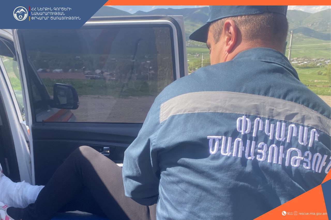 Աժդահակ լեռան ստորոտին արշավականը վնասվածք է ստացել