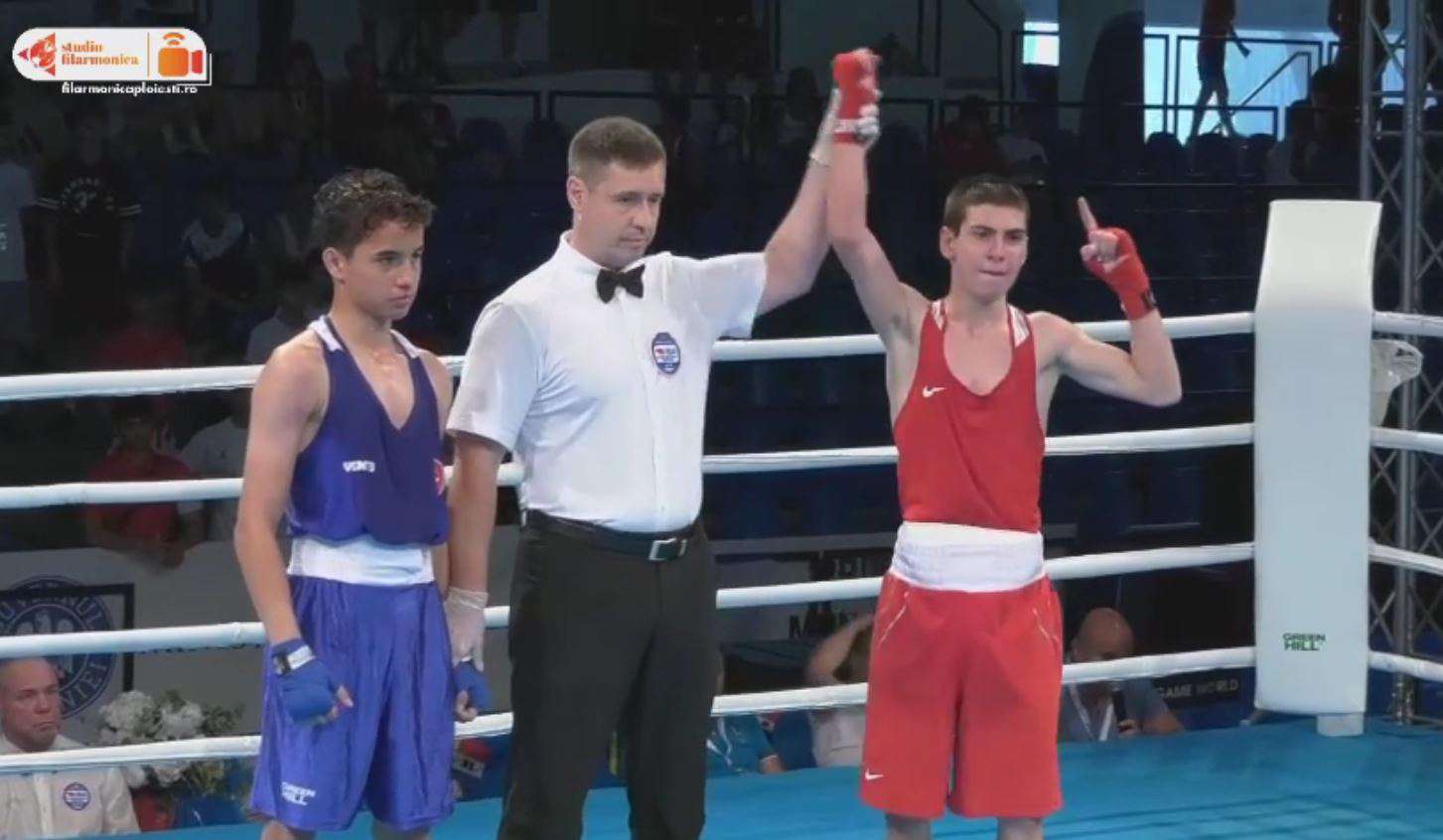 Youth EC; Arno Darchinyan knocked down the Turkish boxer 3 times