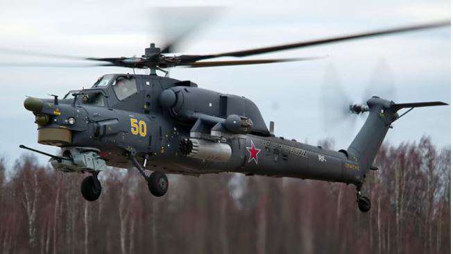 В России разбился военный вертолет, экипаж погиб