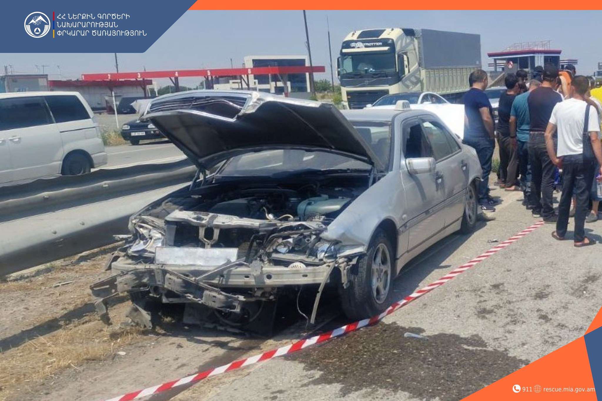 Երևան-Երասխ ճանապարհին մեքենաներ են բախվել, կա տուժած