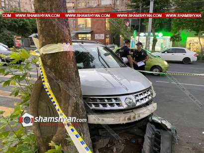 В Ереване пьяный в высшей степени водитель автомобиля «Ниссан»  столкнулся с автомобилем «Опель». Трое из четырёх раненых - дети