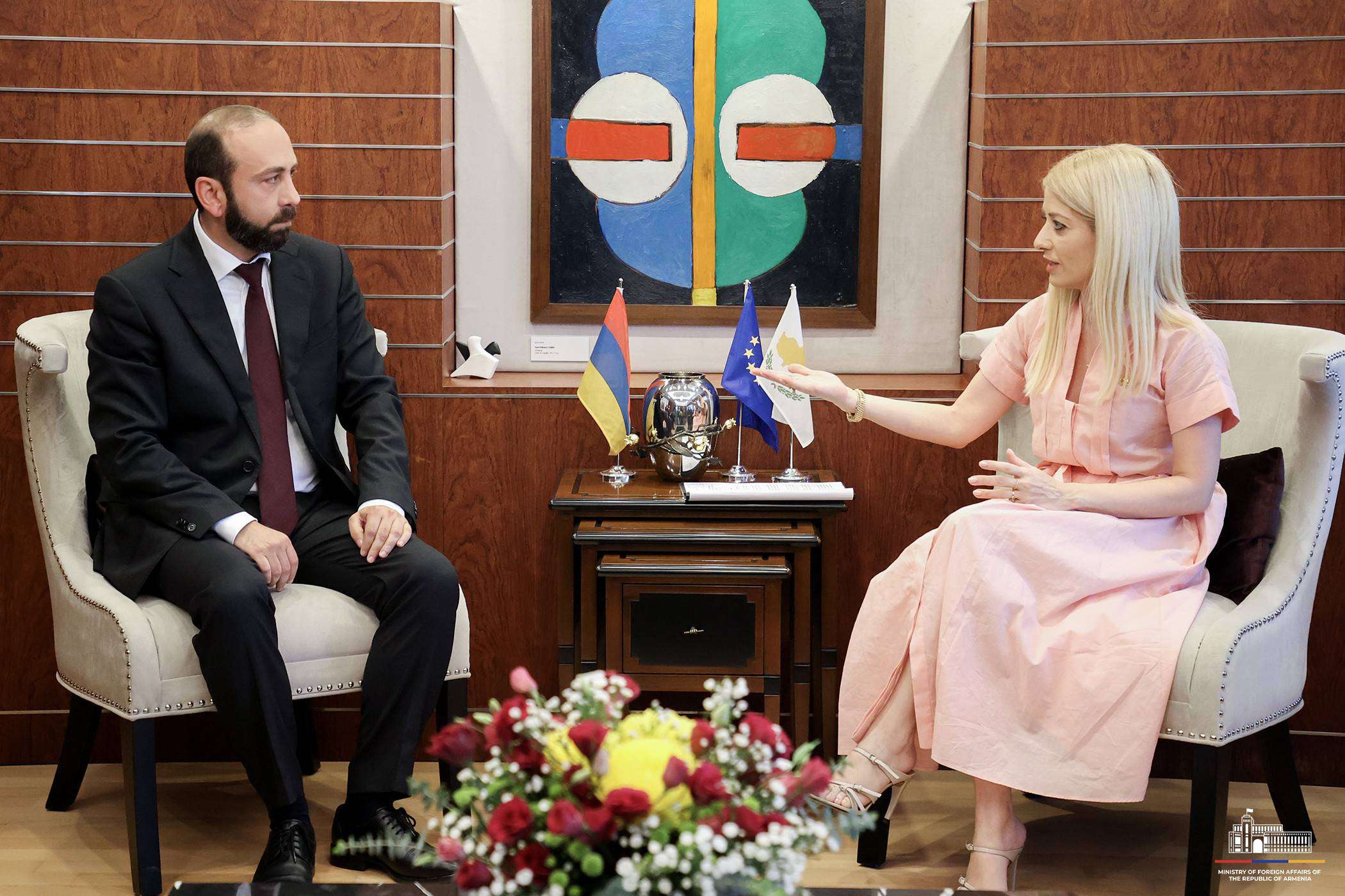 "Citizens of the Republic of Armenia have European aspirations." Mirzoyan