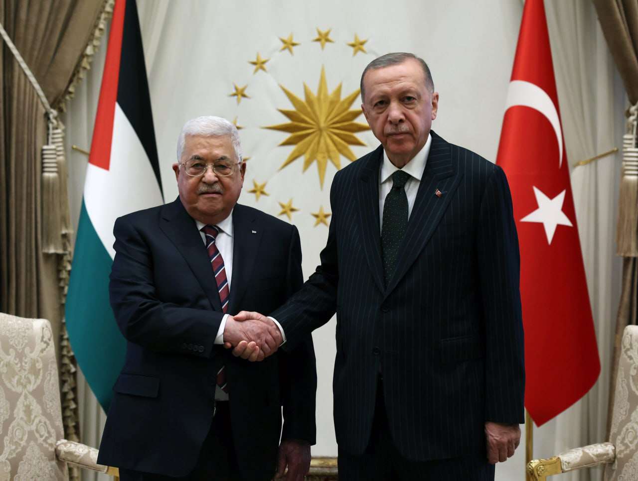 The Palestinian president will visit Turkey and address the National Assembly