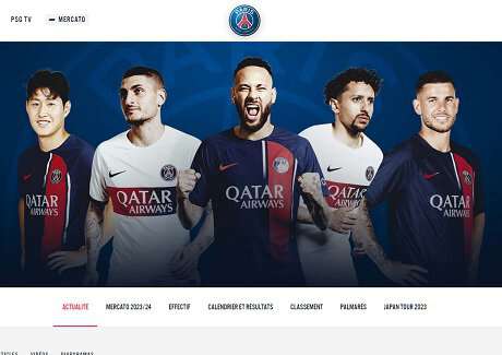 Kylian Mbappe's photo has been removed from PSG's official website