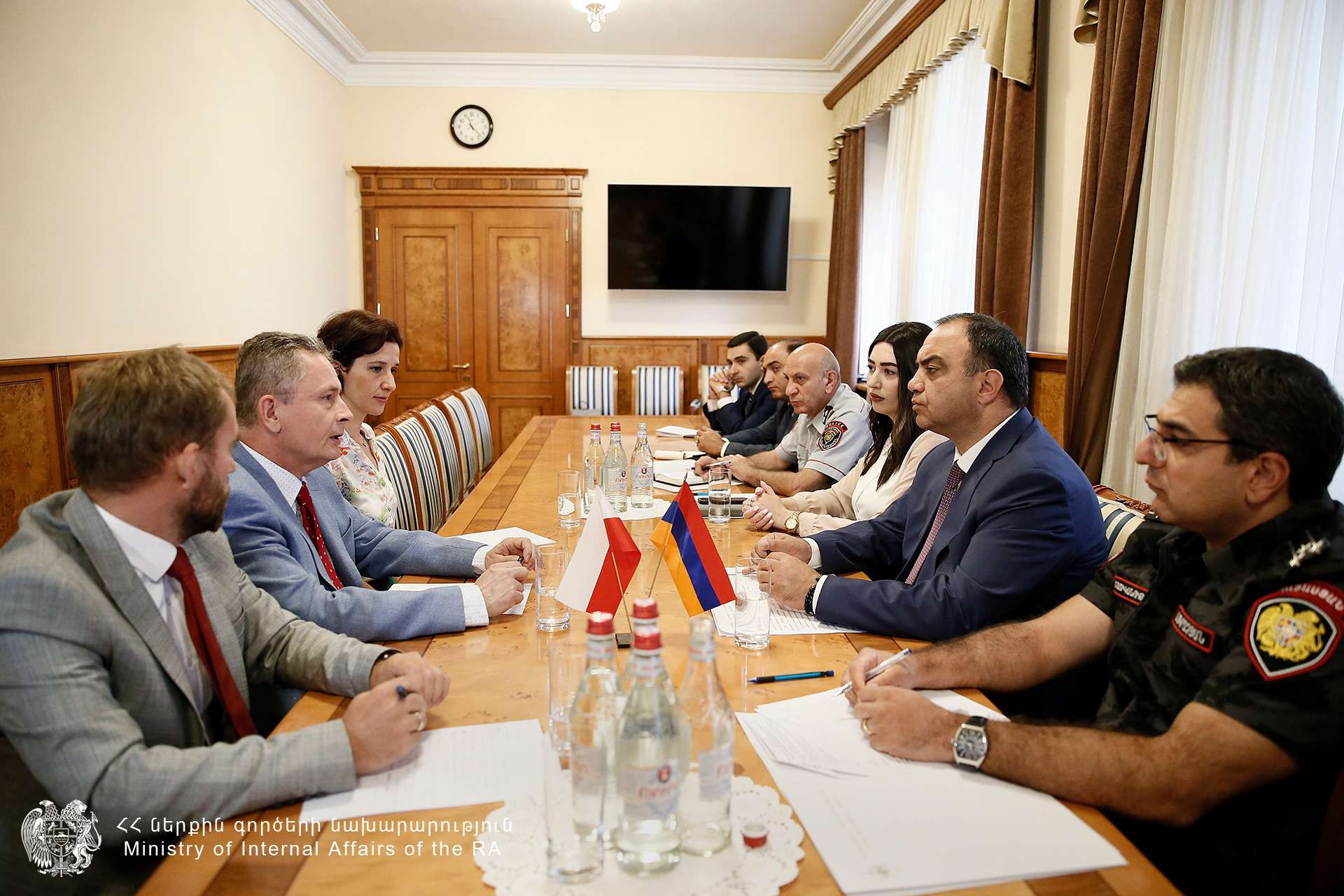 Новоназначенный посол Польши посетил МВД