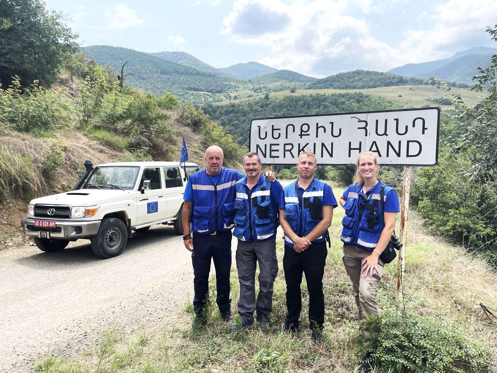 The EU observation mission carried out a patrol in the Inner Hant