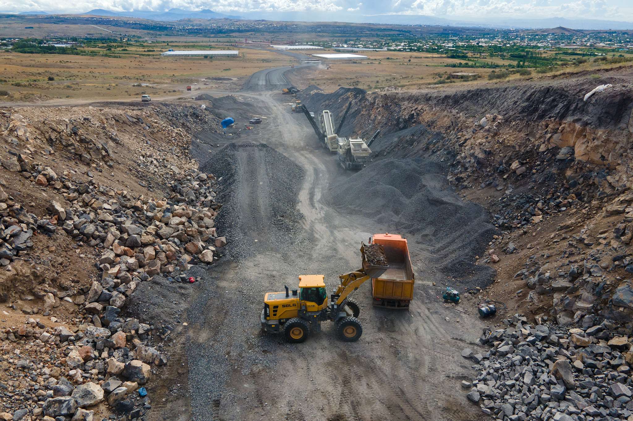 Ագարակի հնագիտական վայրը շրջանցող ճանապարհի կառուցումն ընթացքի մեջ է (ԼՈՒՍԱՆԿԱՐՆԵՐ)