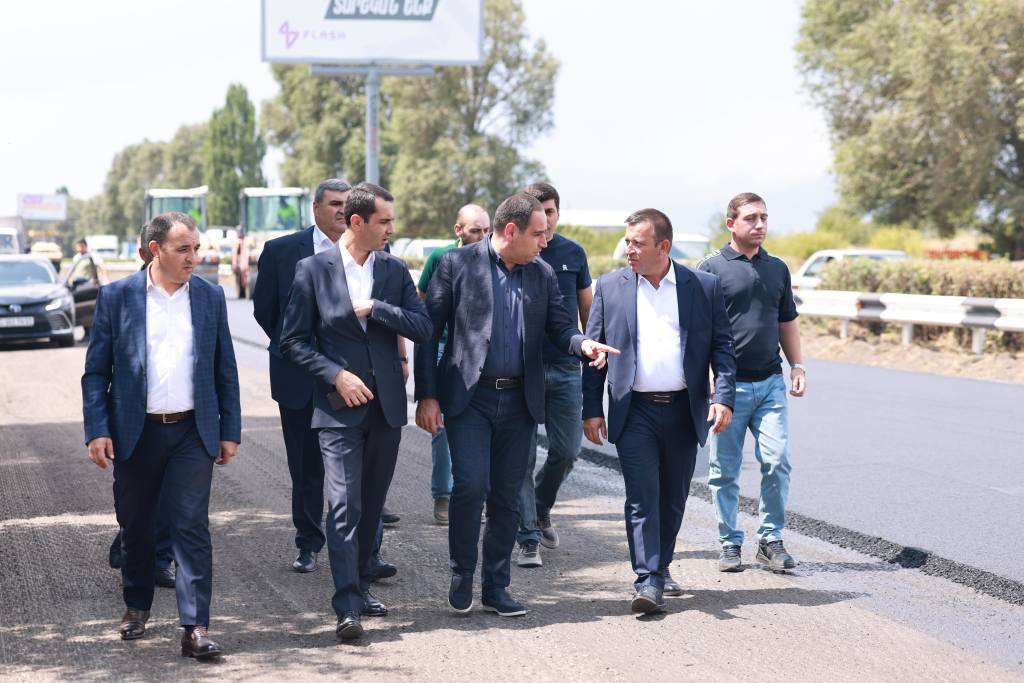 Դավիթ Խուդաթյանն այցելել է Երևան-Սևան ավտոճանապարհ