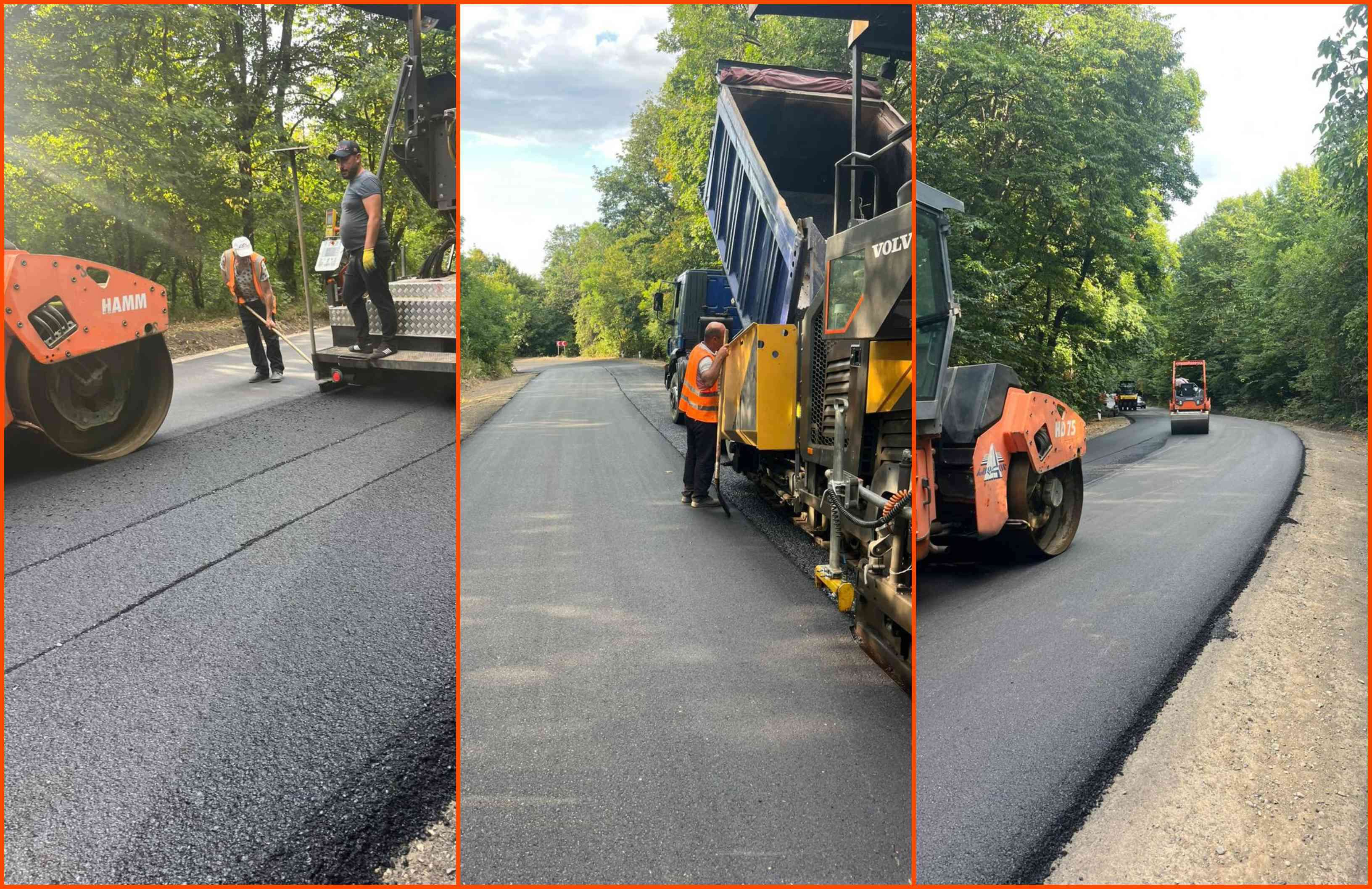 Միջին նորոգման աշխատանքներ՝ Վարագավան-Տավուշ ճանապարհի մի հատվածում