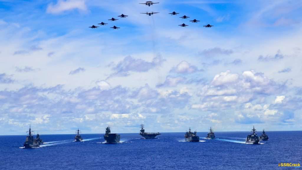 Australia, the US and Japan will conduct military exercises