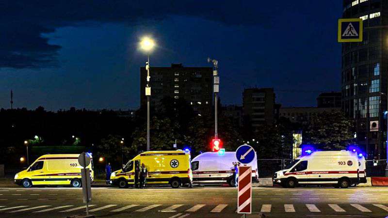 A drone fell in Moscow