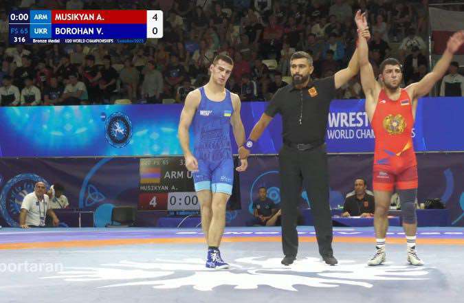 Арман Мусикян — бронзовый призёр молодежного чемпионата мира U20