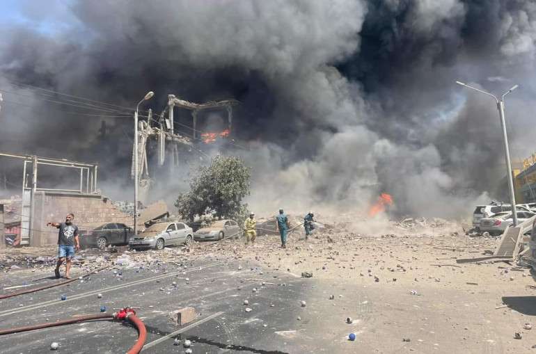Search and rescue operations are ongoing in the "Surmalu" shopping center