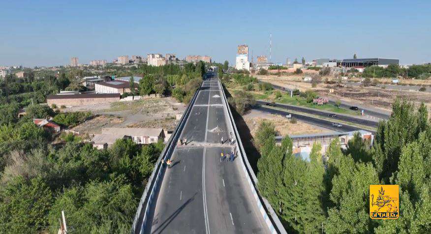 The bridge connecting Tbilisi highway to Accharyan street and M4 interstate road will be closed for one month.