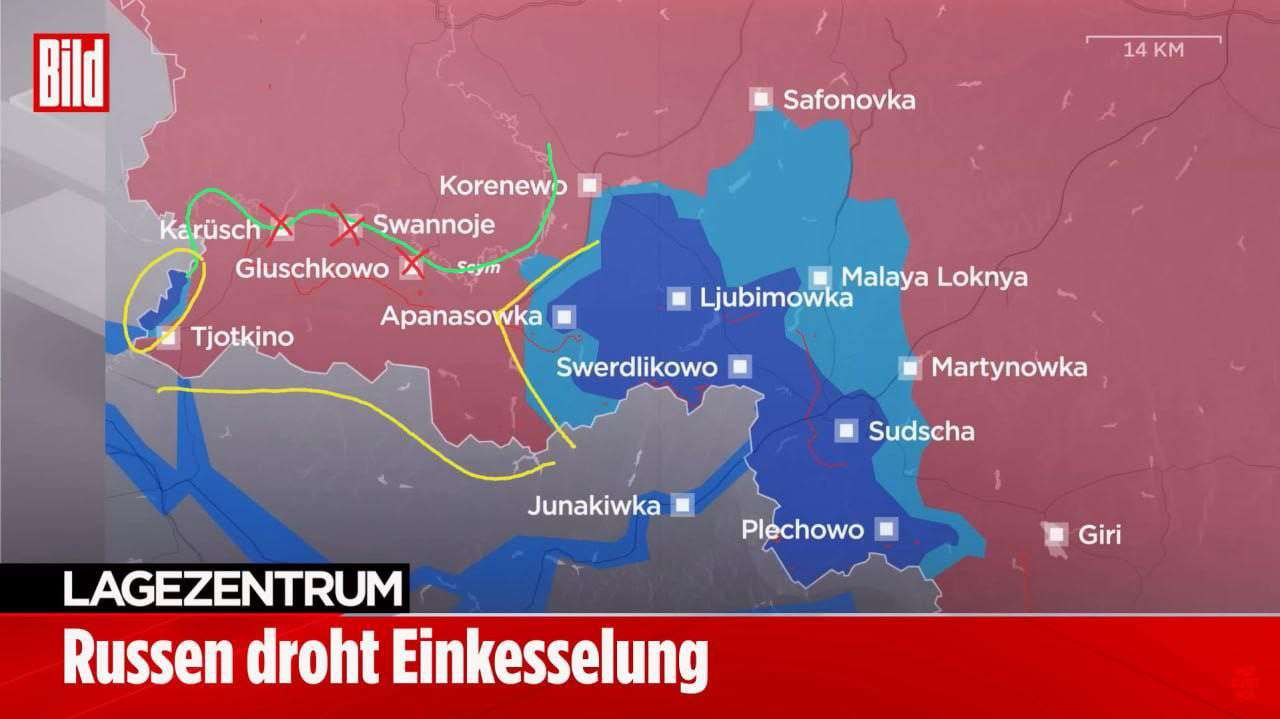 3,000 Russian soldiers may remain under siege in Kursk