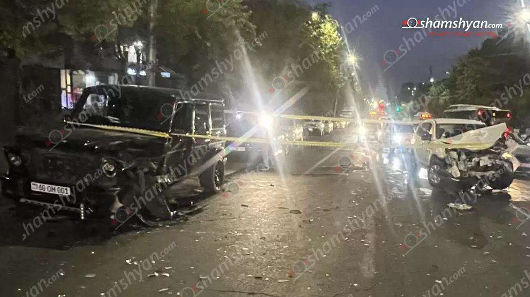 Խոշոր ավտովթար՝ Երևանում. կան վիրավորներ