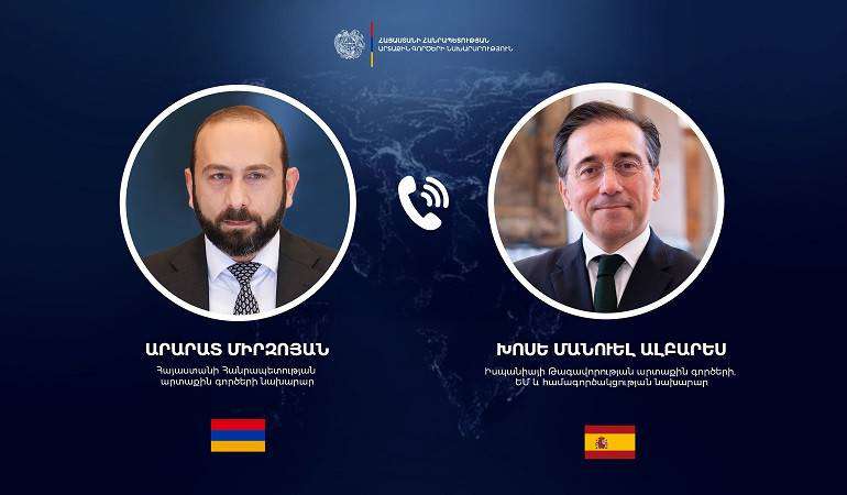 Mirzoyan discussed regional issues with the Spanish Foreign Minister