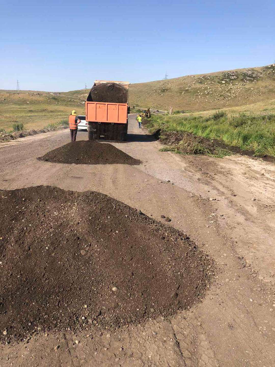 Major repair works are being carried out on the Sevan-Martuni-Getap interstate highway