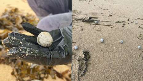 Mysterious "garbage balls" again on New South Wales beaches