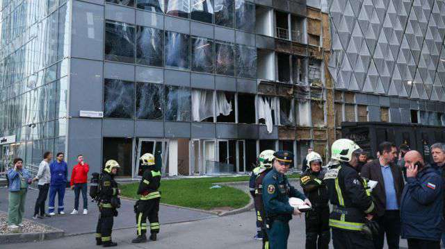 A new UAV attack took place in "Moscow-City"