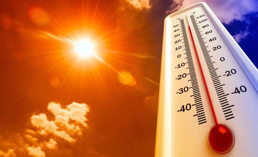 No precipitation is expected, and the air temperature will rise