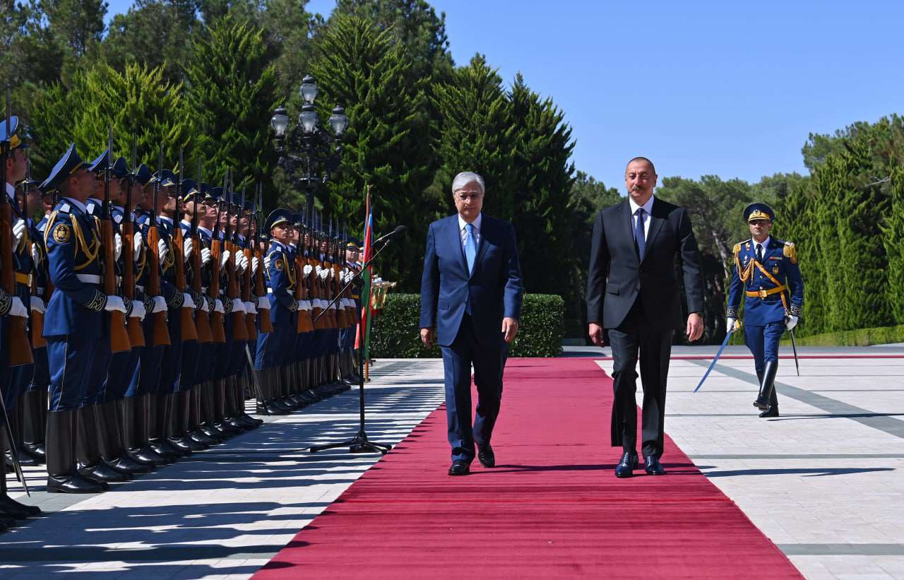 The President of Kazakhstan arrived in Azerbaijan on an official visit