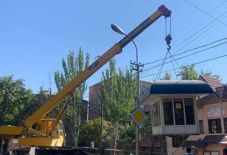 Արաբկիր վարչական շրջանի Գյուլբենկյան 43/1 հասցեում գտնվող բենզալցակայանը ապամոնտաժվել է (ՏԵՍԱՆՅՈՒԹ)