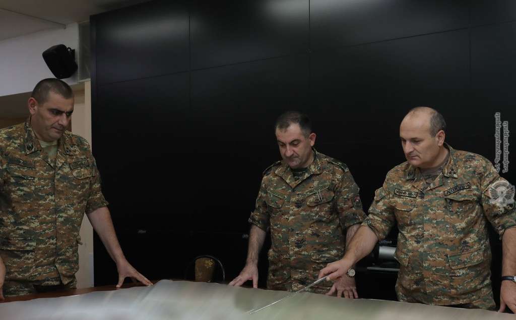 Под руководством начальника Генерального штаба ВС РА прошли совместные штабные учения