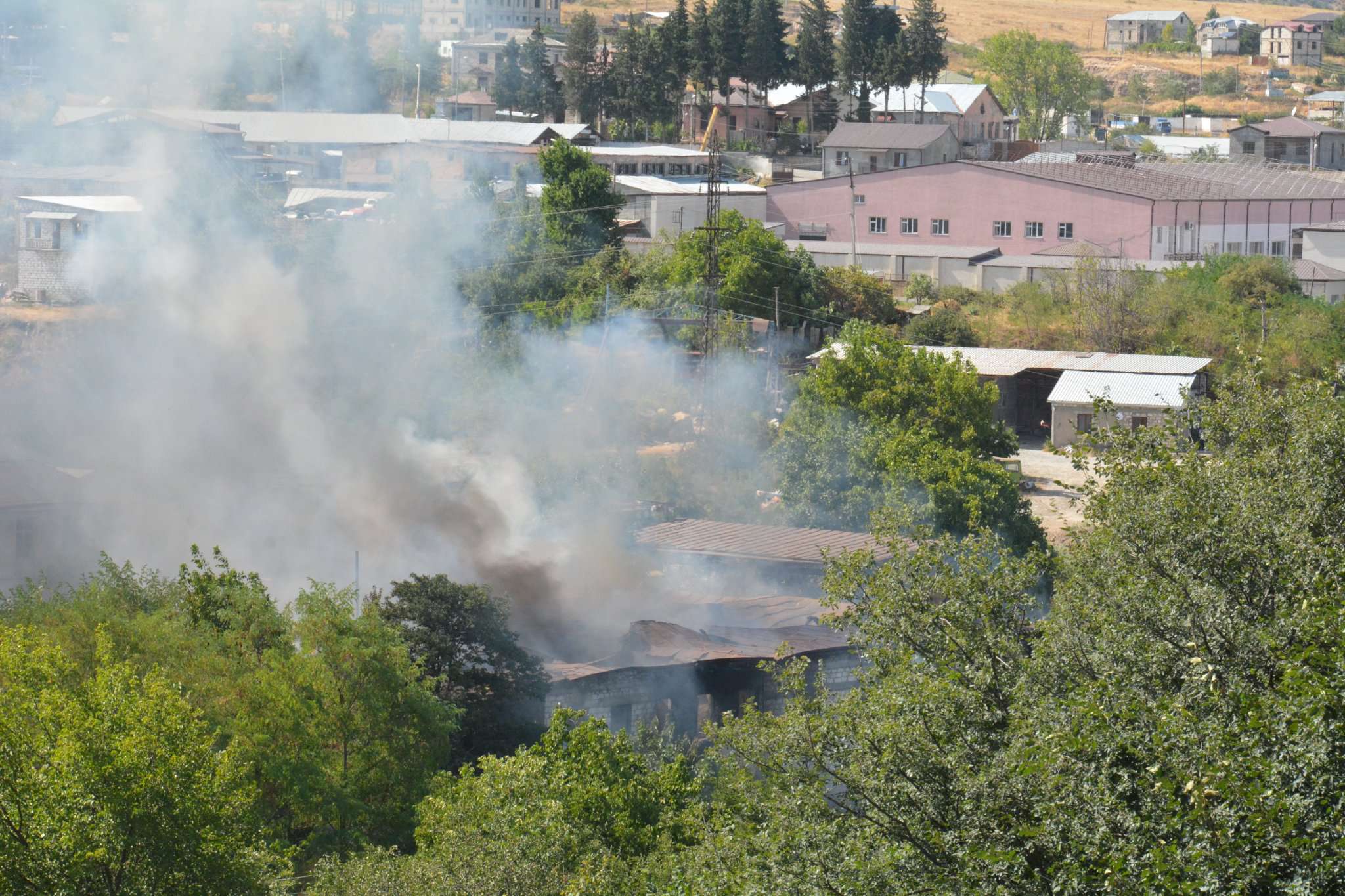 There were no casualties from the fire in Stepanakert
