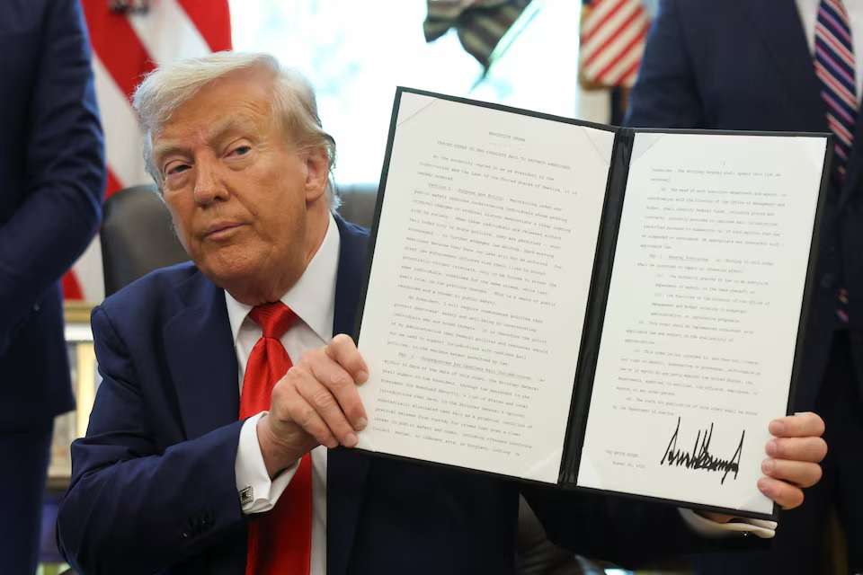 "Washington is drowning in a crime wave." Trump